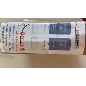 Glacier Fresh GF-XWF Refrigerator‎ Water Filter Replacement Pack of 2